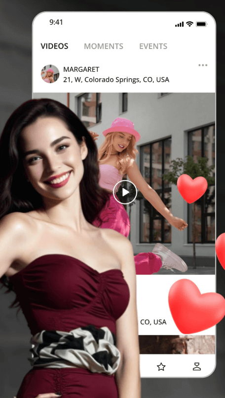 Profile photo presentation on SugarBaby