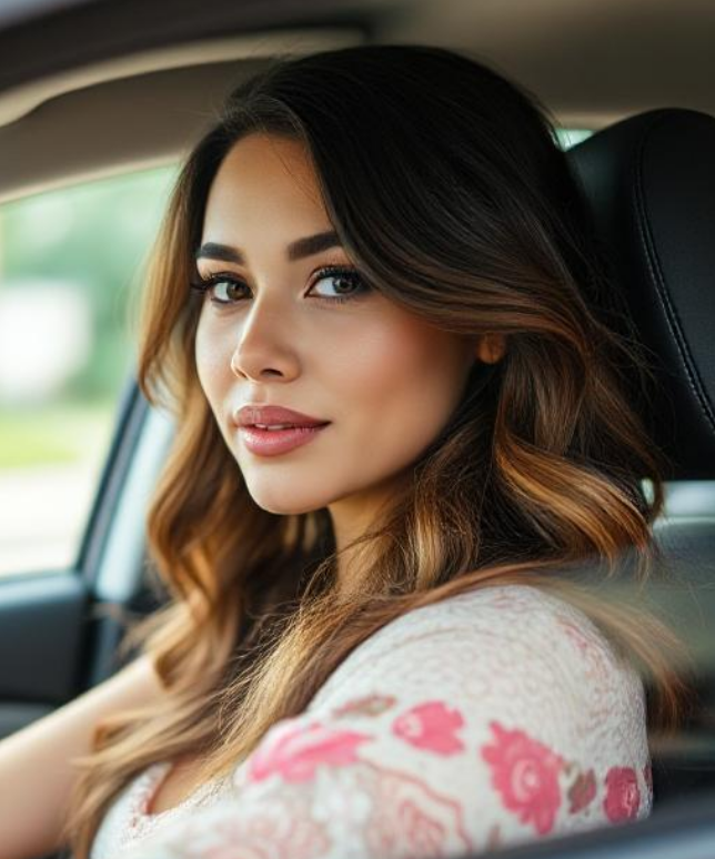 Woman pausing to think about what makes her profile bio feel personal