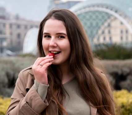 Candid outdoor moment reflecting genuine personality worth including in a bio
